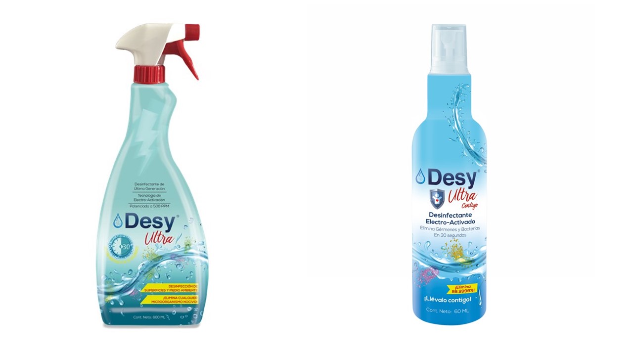  Desy Ultra: El mejor desinfectante de superoxidación 100% inocuo