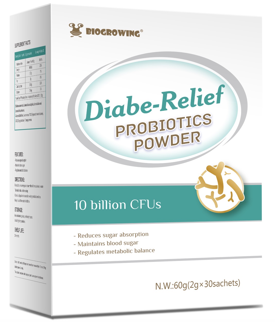 Diabe-Relief Live Probiotic Powder